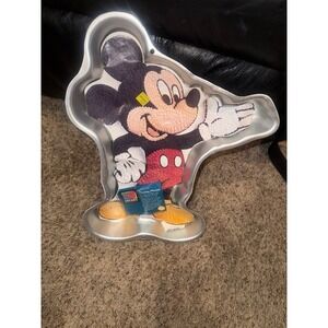 Wilton Mickey Mouse Cake Pan Disney Unlimited Aluminum‎ Baking Mold with Insert